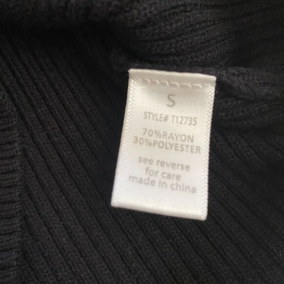 Active USA Black Ribbed Halter Crop Top – Size Small - Picture 8 of 10